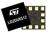 STMicroelectronics Accelerometro a bassissima potenza LIS2DUXS12