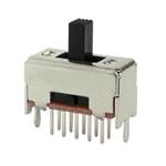 C /& k componenti INTERRUTTORE ayz0202agrlc SMD 12VDC DPDT ON-ON 0,1 A