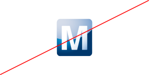 Non utilizzare la "M" come elemento a sé stante