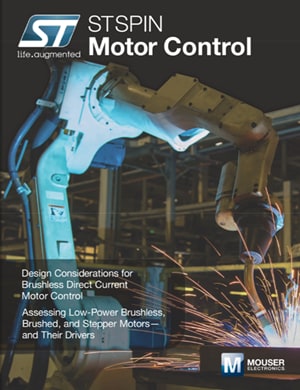 STMicroelectronics Driver per motore a basso voltaggio STSPIN