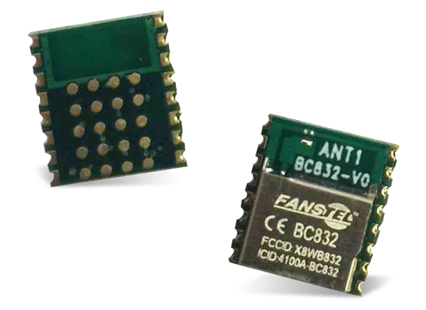 BC832 Micro BLE 5.0 Module for Wearable IoTs - Fanstel | Mouser BC832 Micro BLE 5.0 Module for Wearable IoTs - Fanstel | Mouser