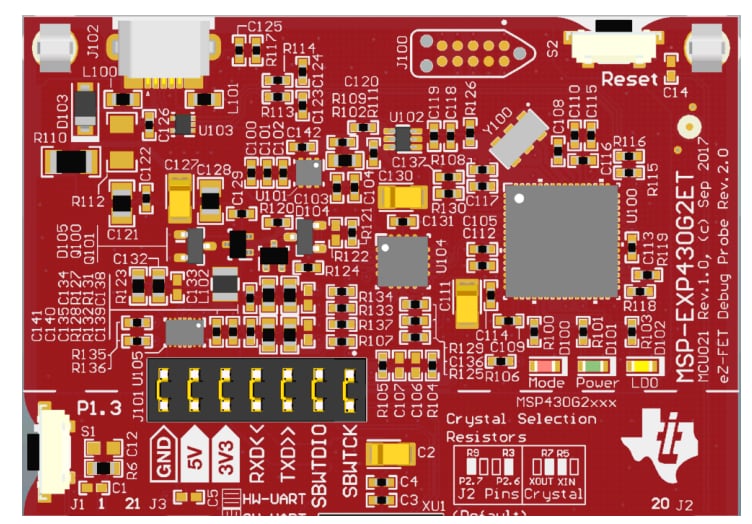 Diagramma - Texas Instruments Kit di sviluppo MSP-EXP430G2ET