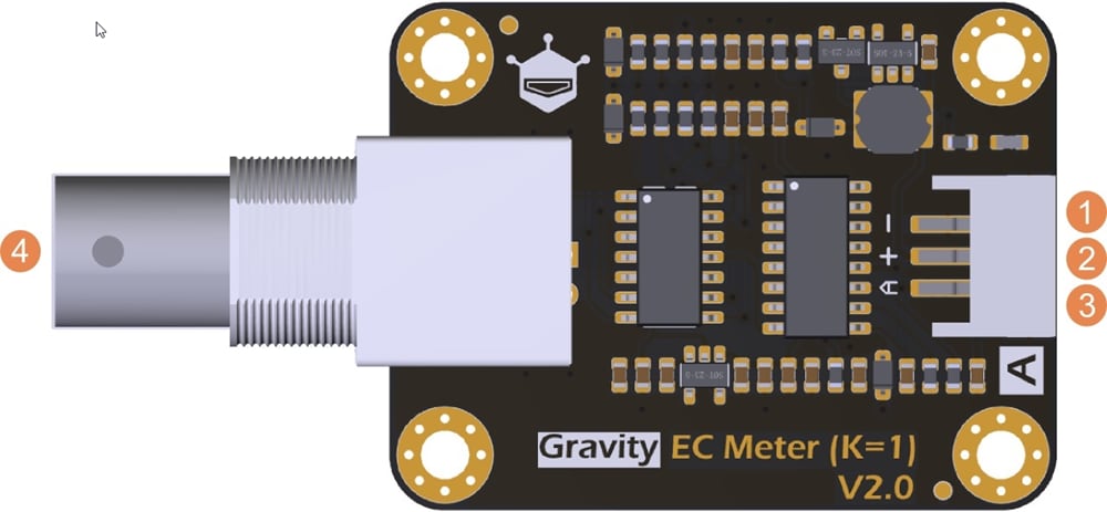 Location Circuit - DFRobot DFR0300-H Gravity Series Analog Sensor/Meter