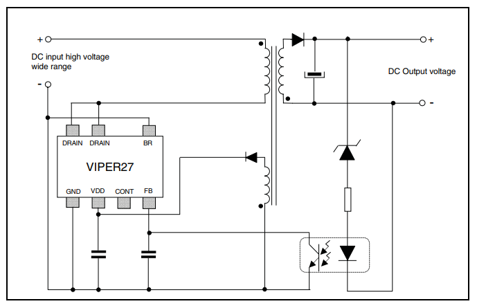 VIPer27 Off-Line High Voltage Converters - STMicro | Mouser
