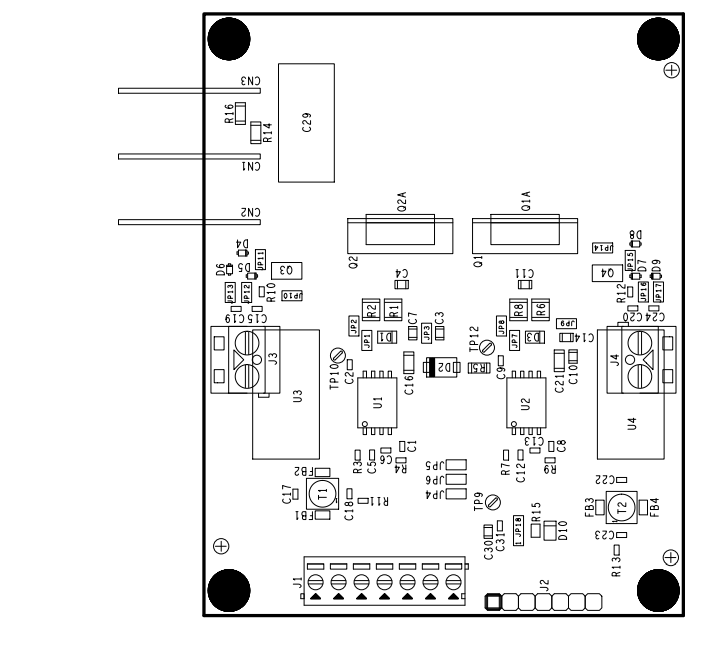 Disegno meccanico - STMicroelectronics Scheda dimostrativa EVALSTGAP2SICSC