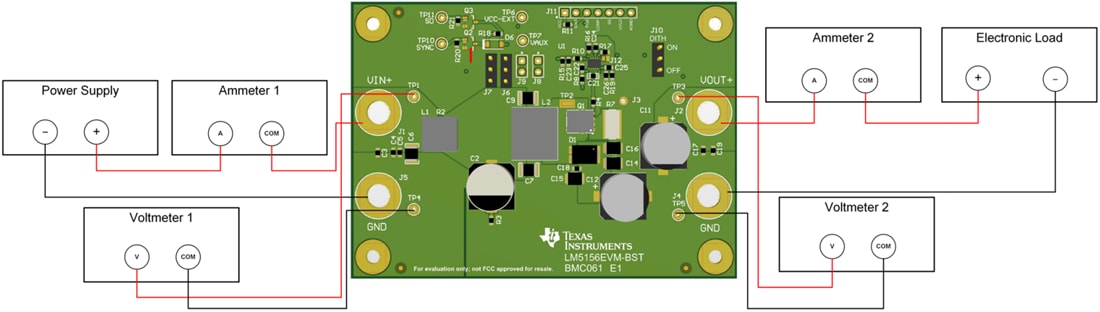 Disegno meccanico - Texas Instruments Modulo di valutazione (EVM) del controller LM5156EVM-BST
