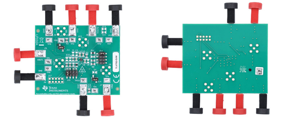 Disegno meccanico - Texas Instruments Moduli di valutazione TLV75x-EVM