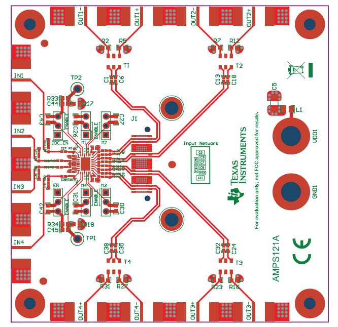 Texas Instruments Modulo di valutazione LMH32404RHFEVM