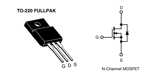Schema di circuito di applicazione - Vishay / Siliconix SiHF080N60E MOSFET di potenza Serie E