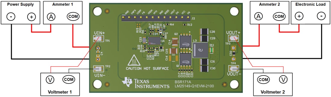 Disegno meccanico - Texas Instruments Modulo di valutazione per controller LM25149-Q1EVM-2100