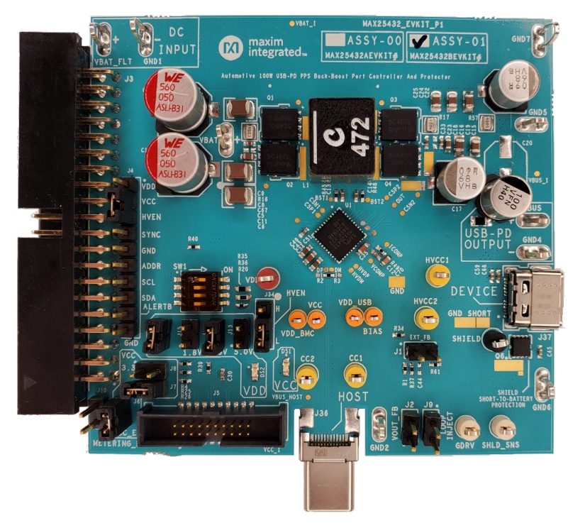 Analog Devices / Maxim Integrated Kit di valutazione MAX25432BEVKIT Analog Devices / Maxim Integrated Kit di valutazione MAX25432BEVKIT