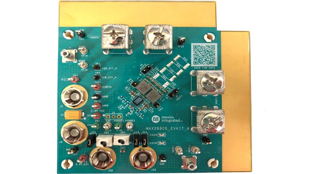 Analog Devices / Maxim Integrated Kit di valutazione MAX20808EVKIT Analog Devices / Maxim Integrated Kit di valutazione MAX20808EVKIT