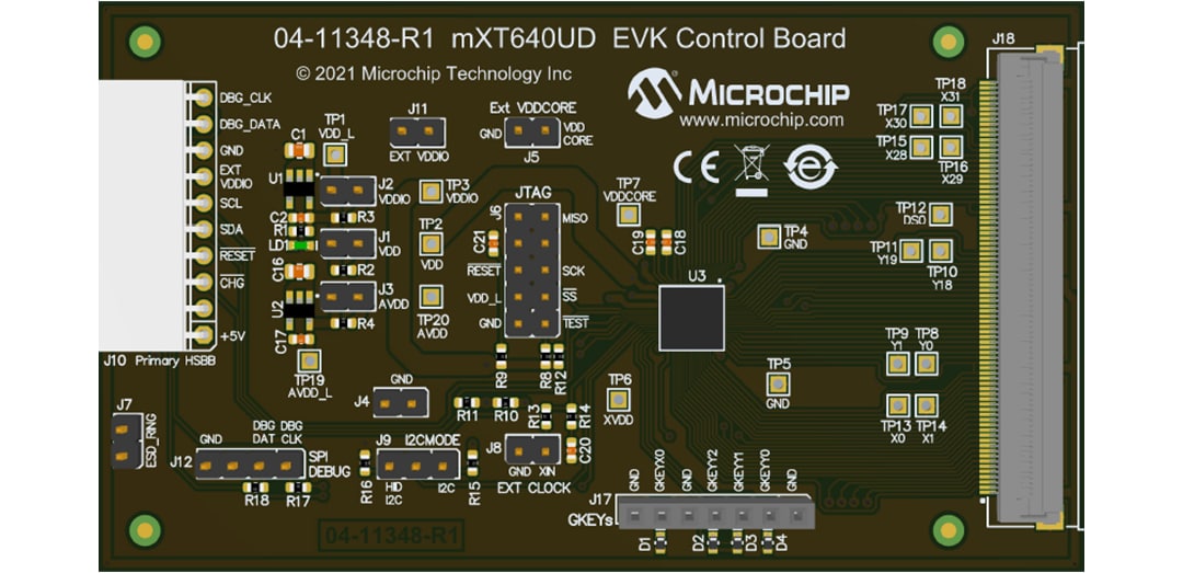 Microchip Technology Kit di valutazione ATEK-MXT640UD-A (EV52F23A)