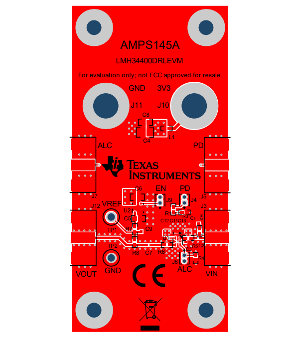 Diagramma - Texas Instruments Modulo di valutazione LMH34400DRLEVM