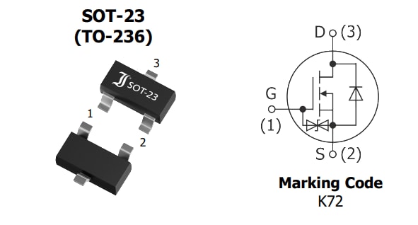Diotec Semiconductor MMBT7002K N-Channel Enhancement Mode FETs