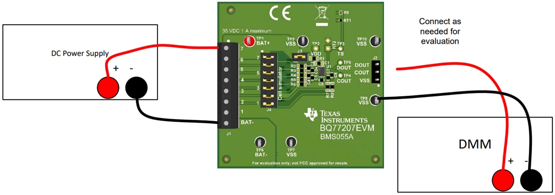 Disegno meccanico - Texas Instruments Modulo di valutazione (EVM) bq77207EVM