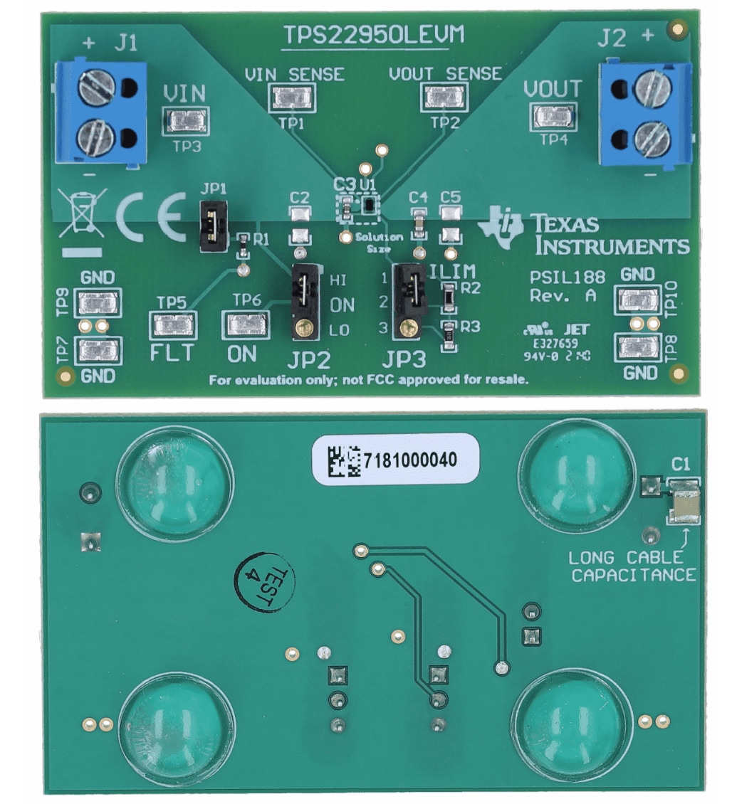Texas Instruments Modulo di valutazione TPS22950LEVM