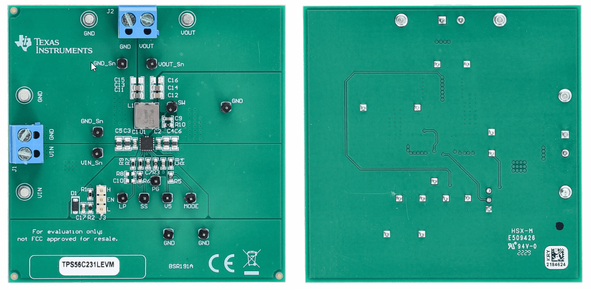 Texas Instruments Modulo di valutazione TPS56C231LEVM