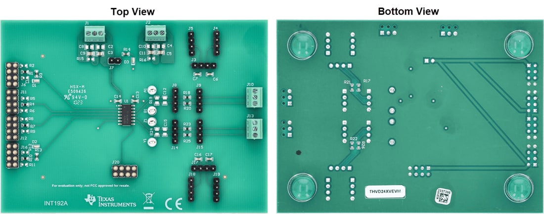 Disegno meccanico - Texas Instruments Modulo di valutazione (EVM) del ricetrasmettitore THVD24X2VEVM