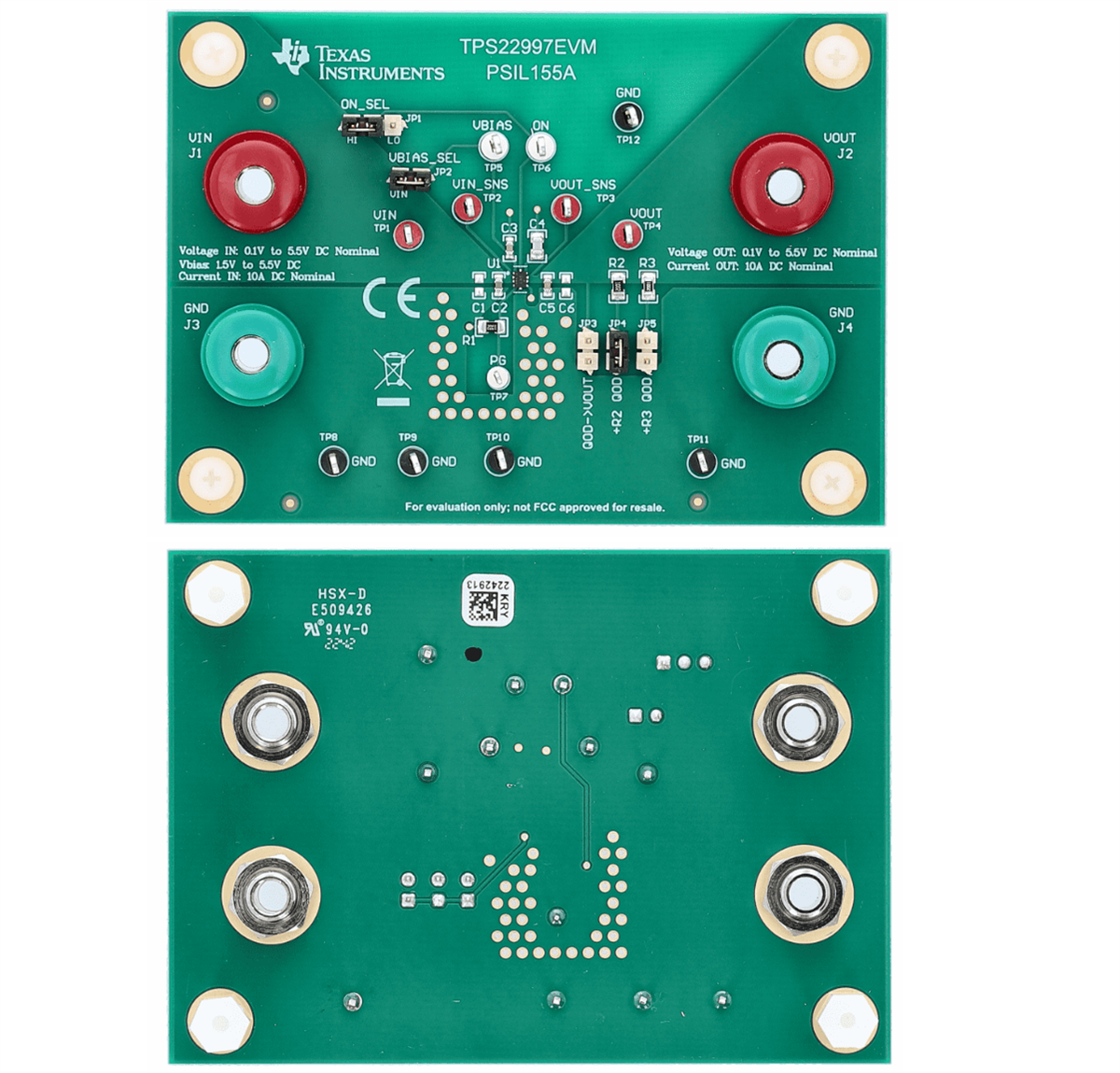 Texas Instruments Modulo di valutazione TPS22997EVM