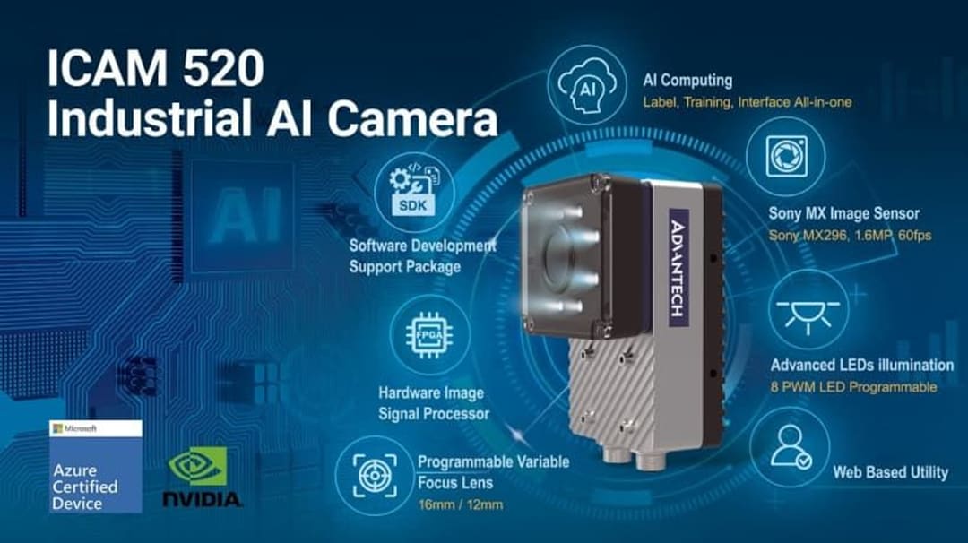 Advantech Telecamera IA industriale ICAM-520 Advantech Telecamera IA industriale ICAM-520