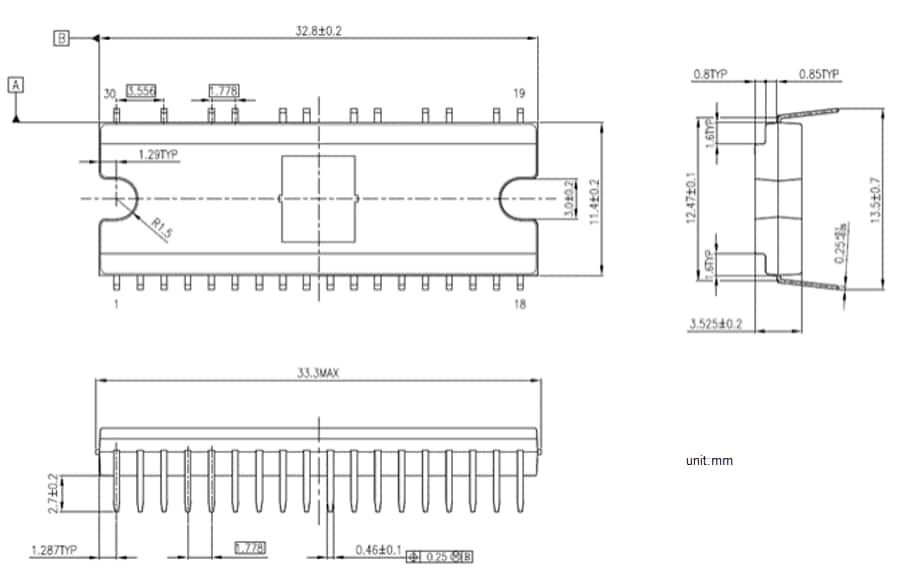 Disegno meccanico - Toshiba Driver e controller per motori CC ad alta tensione