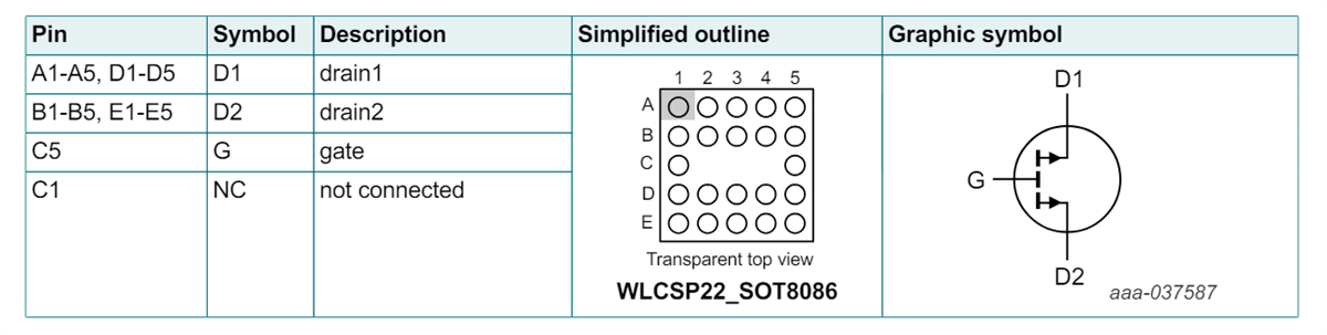 Schema di circuito di applicazione - Nexperia FET GaN bidirezionale GANB4R8-040CBA