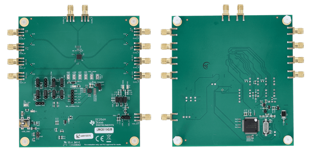 Texas Instruments Modulo di valutazione LMKDB1104EVM