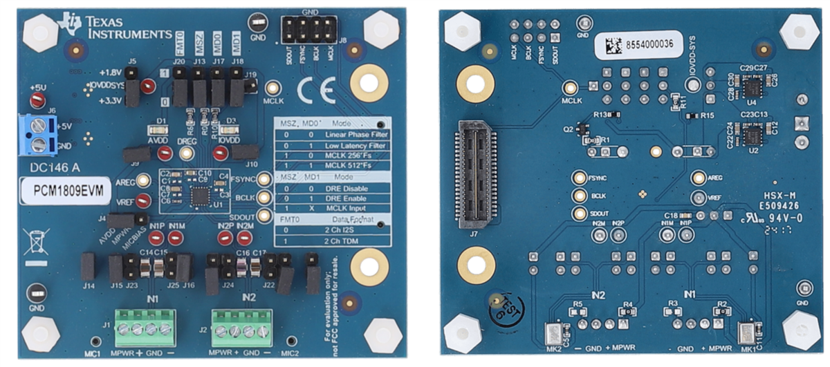Texas Instruments Modulo di valutazione PCM1809EVM