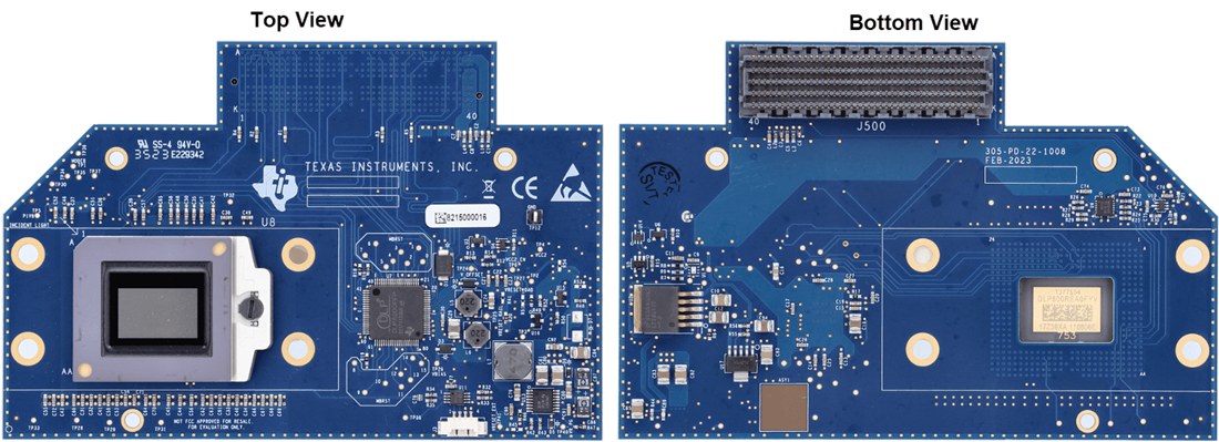 Disegno meccanico - Texas Instruments Modulo di valutazione (EVM) DMD DLP800REEVM 