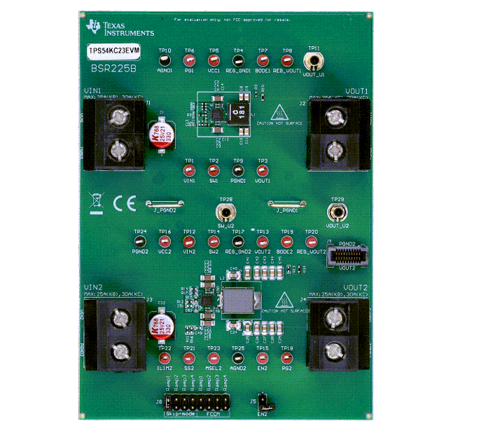 Texas Instruments Modulo di valutazione TPS54KC23EVM