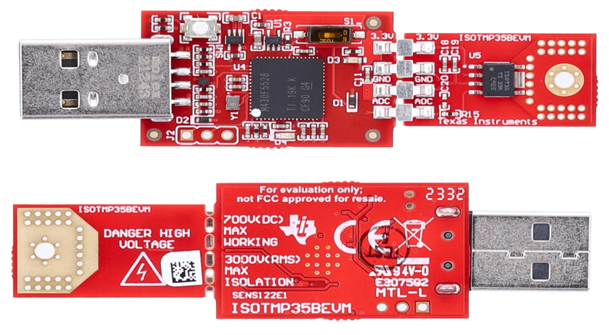 Texas Instruments Modulo di valutazione ISOTMP35BEVM