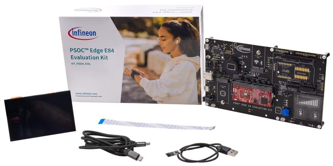 Disegno meccanico - Infineon Technologies KITPSE84EVALTOBO1 PSOC™ kit di valutazione bordo E84