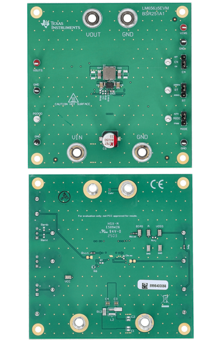 Texas Instruments Modulo di valutazione LM65635EVM
