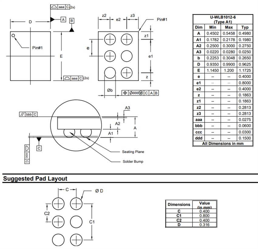 Disegno meccanico - Diodes Incorporated Regolatori ULDO a basso rumore AP7372
