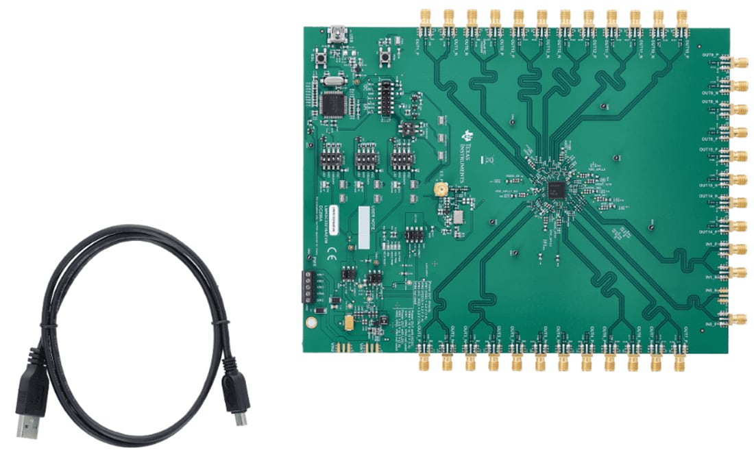 Disegno meccanico - Texas Instruments Modulo di valutazione (EVM) LMK5C33216AEVM