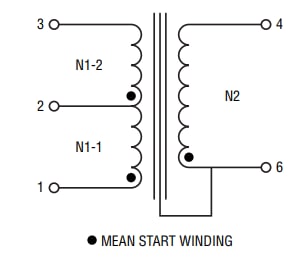 Schema - Bourns Trasformatore SMD PKSEP6B08S per sensori a ultrasuoni