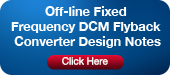 Note di progettazione del convertitore flyback DCM a frequenza fissa off-line