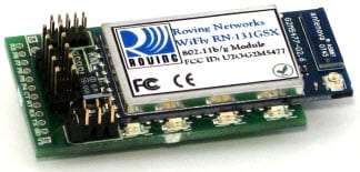 Scheda SuRF con super modulo WiFly GSX Microchip