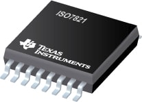 Isolatori digitali a canale doppio o quadruplo ISO78xx Texas Instruments