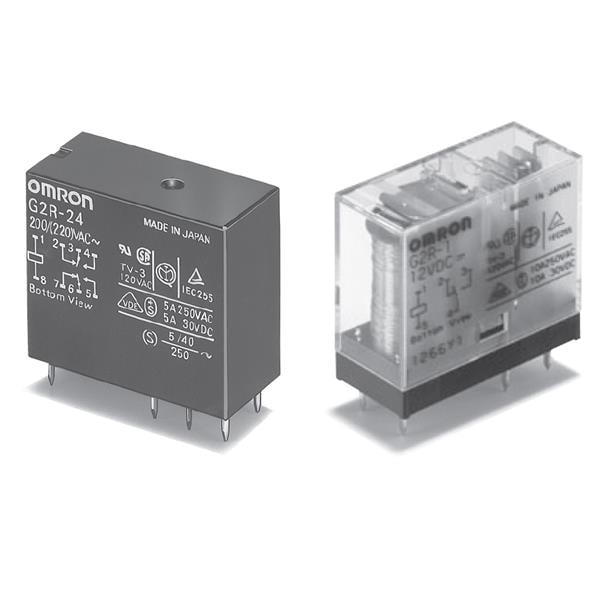 S DPDT 24 Vcc relay OMRON/' automazione industriale g2r-2-s-dc24